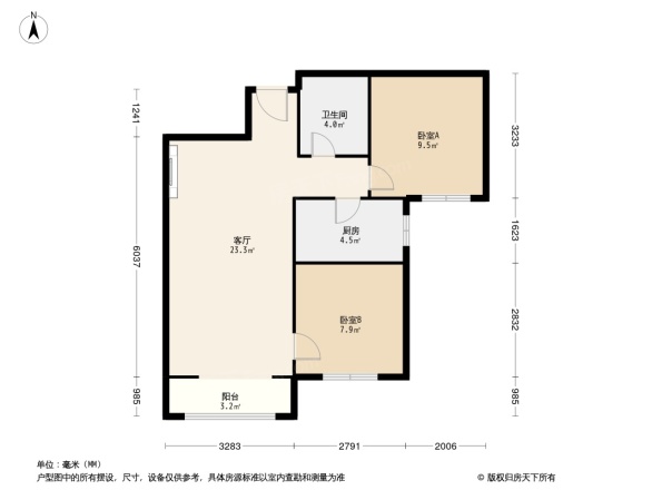 西山奥园户型图