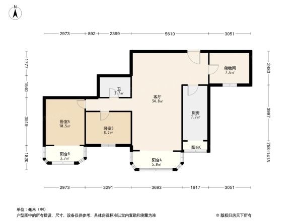 银丰大厦户型图