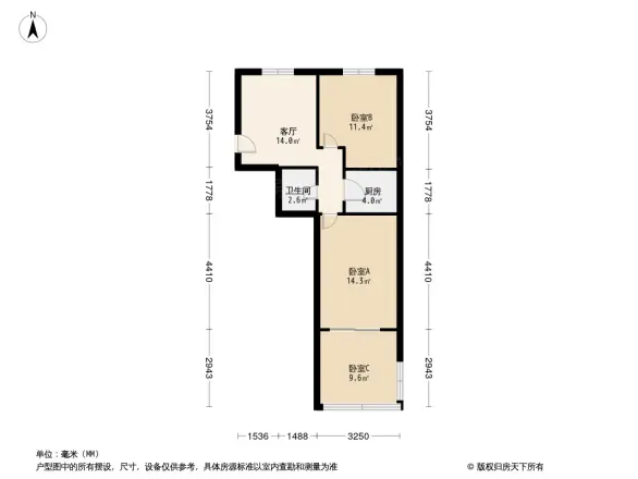 东货场38号院户型图