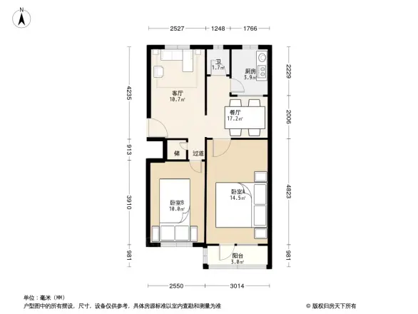 小石桥胡同户型图