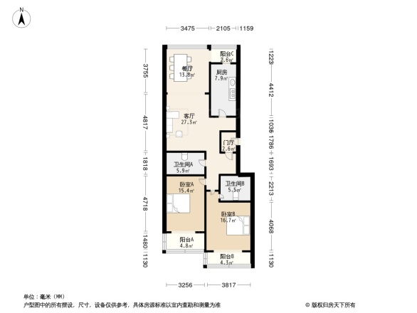 儒林苑户型图