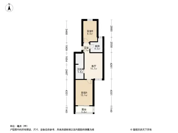 成府北河沿户型图