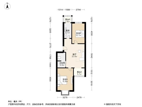 春泽园小区户型图