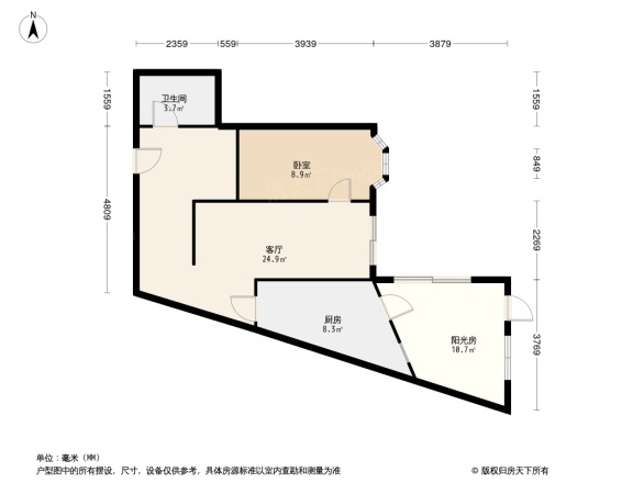 晓月中路户型图
