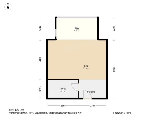 中湾国际公寓户型图