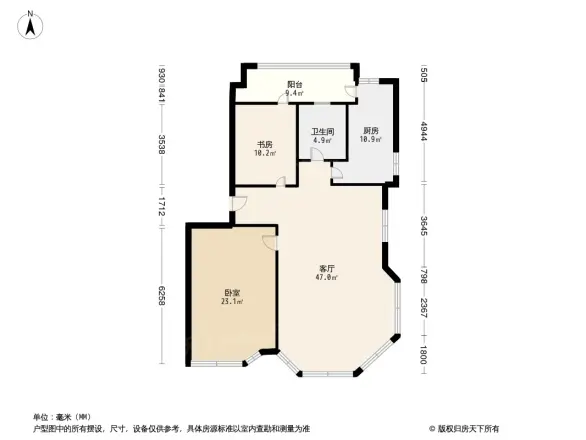 阿凯笛亚庄园公寓户型图