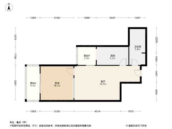 双泉堡甲1号户型图