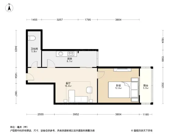 双泉堡甲1号户型图