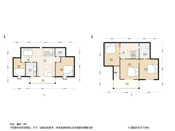 那尔水晶城别墅户型图