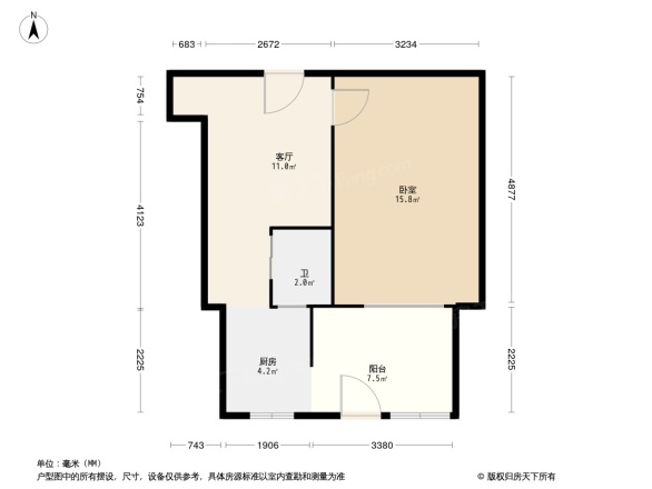 中关村83号户型图