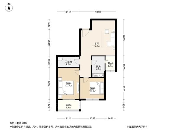 北三环中路40号院户型图