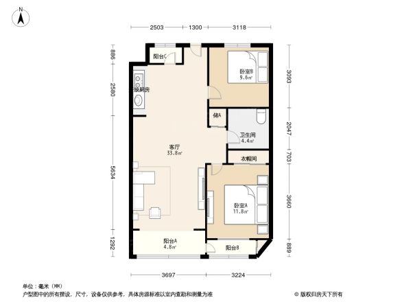 京友公寓户型图