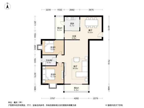 世纪宝鼎户型图