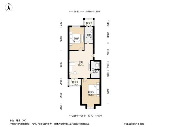 春泽园小区户型图