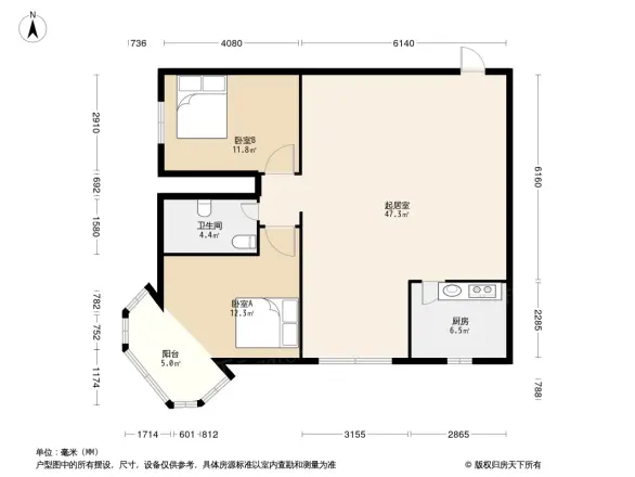 阳明国际公寓户型图