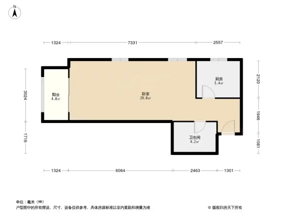 公园6号户型图