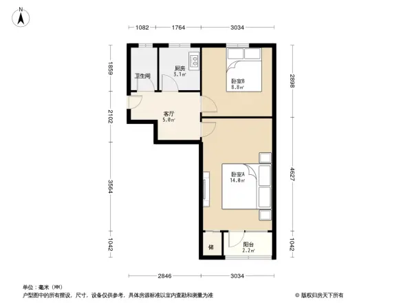 藏经馆胡同户型图