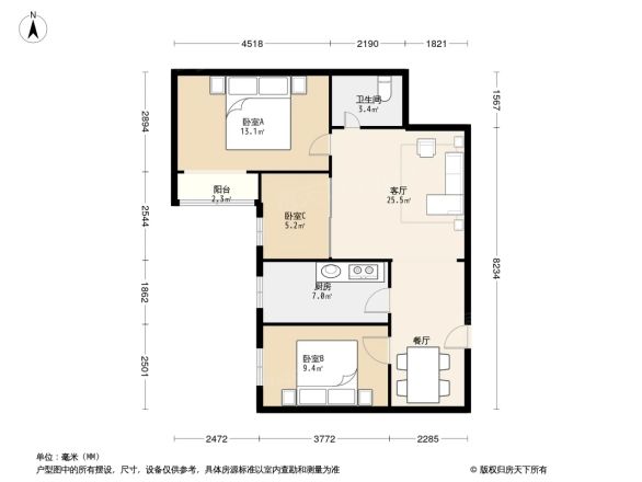 富宏馨居商住楼户型图