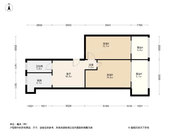 昌平区医院宿舍户型图