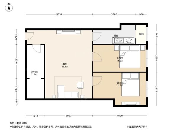 理想大厦商住楼户型图