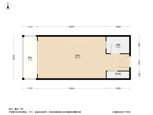 西潞苑户型图