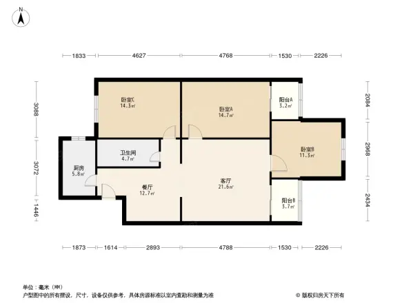 长椿苑户型图