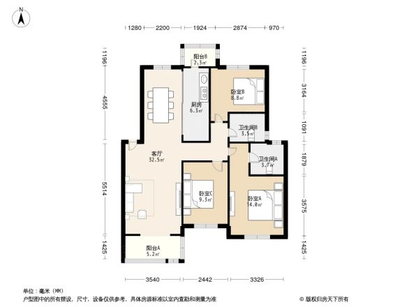 燕归宁馨园户型图