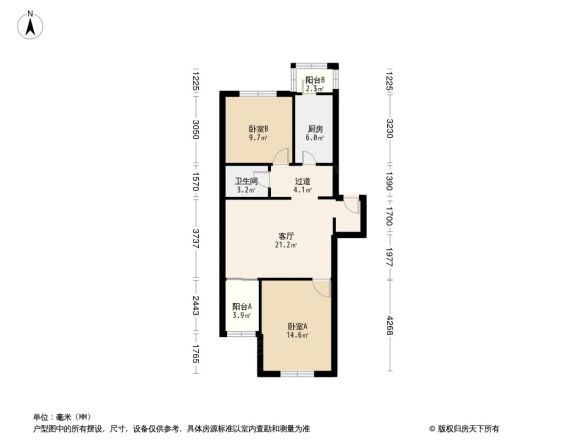 通州京华园户型图