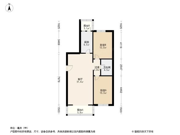 康颐园小区户型图