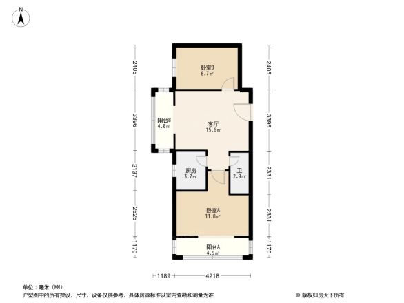 杨庄北街6号院户型图