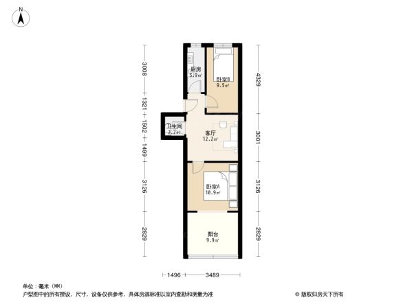 清河电信宿舍户型图