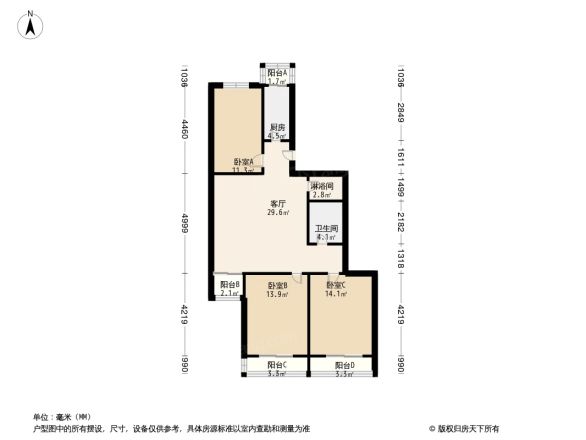 烧酒胡同户型图