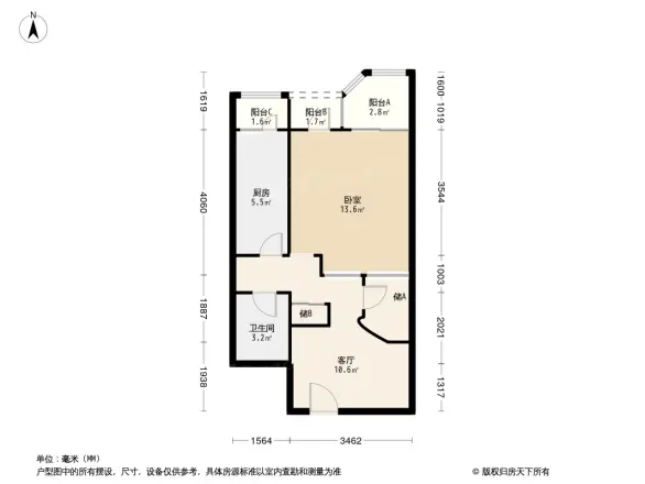 望京合生麒麟社公寓户型图