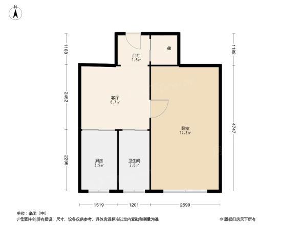 西便门外大街七号院户型图