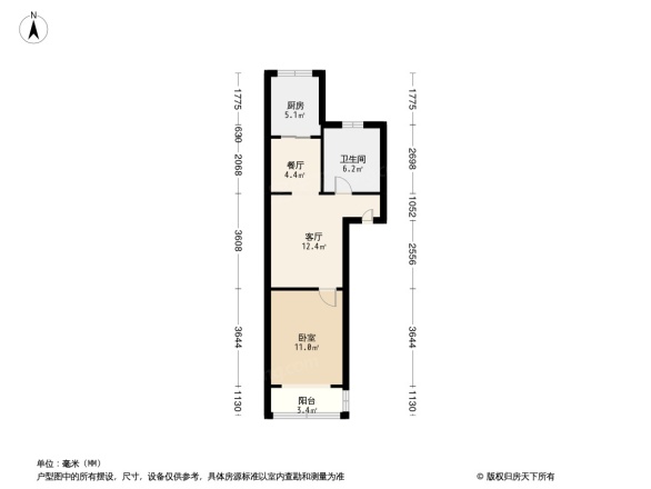 东潞苑小区户型图