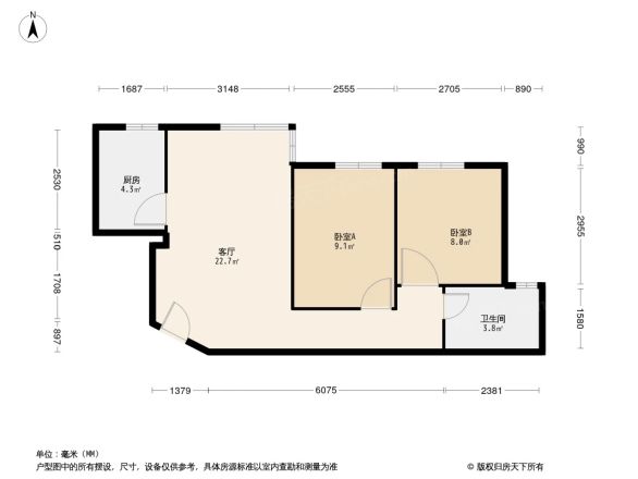 名都园别墅户型图