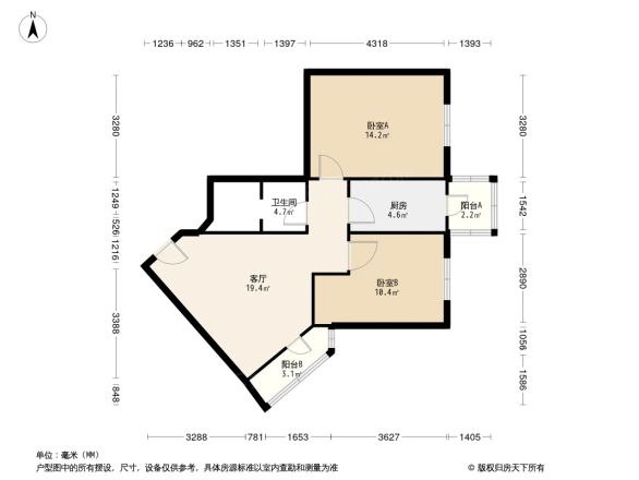 石龙北路20号院户型图