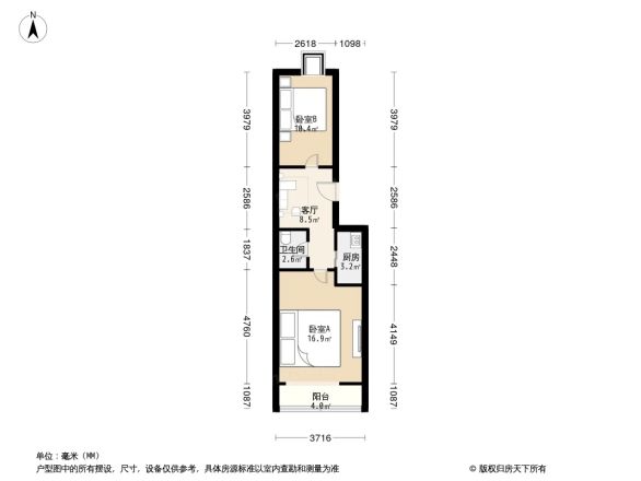 半壁店90号院户型图