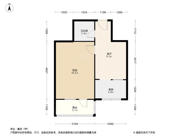 厂洼2号楼户型图