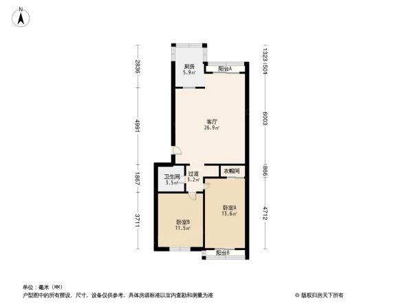 三家店北街小区户型图