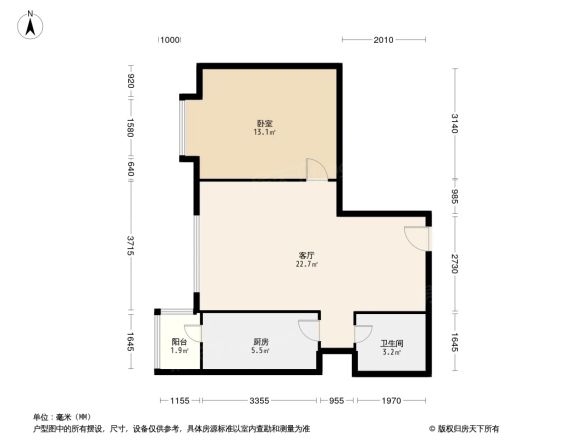 海悦名门户型图