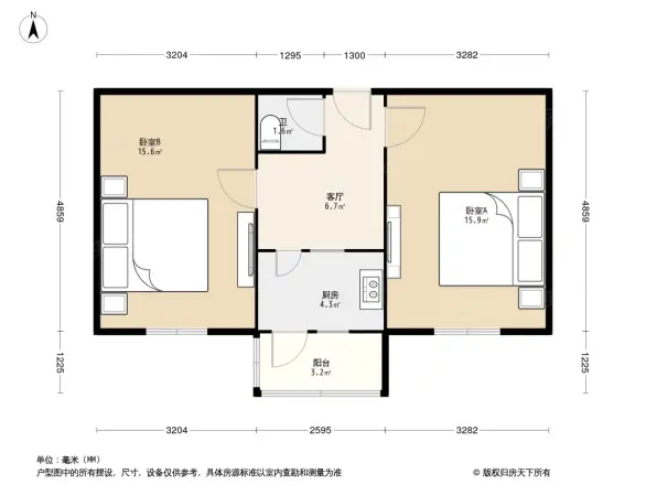 老墙根129号院户型图