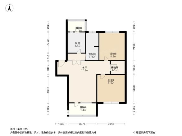 农大绿苑户型图