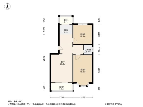 太平庄西里户型图