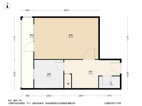 六铺炕小区户型图