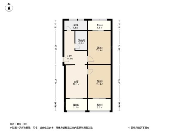 昌平区医院宿舍户型图