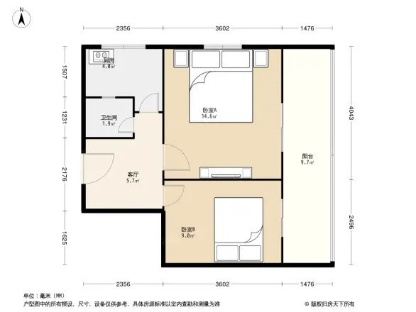 西门斗子营23号院户型图