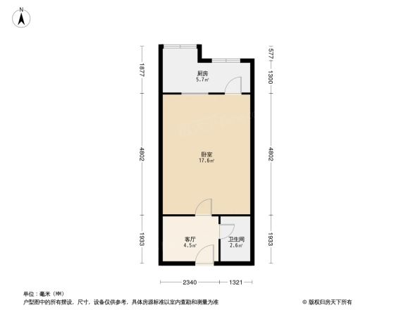 双安青年公寓户型图