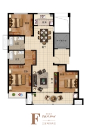 西湖学府3室2厅1厨2卫建面137.09㎡