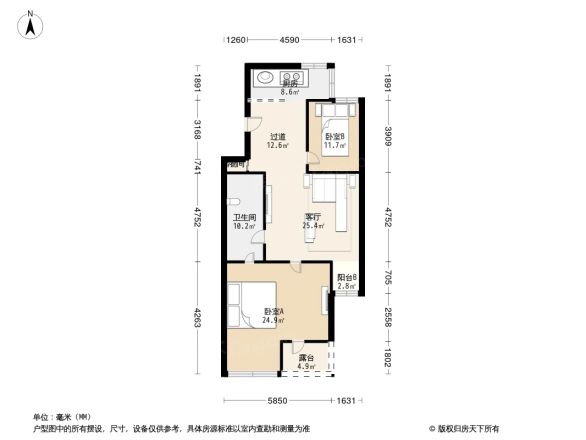 东中公寓户型图